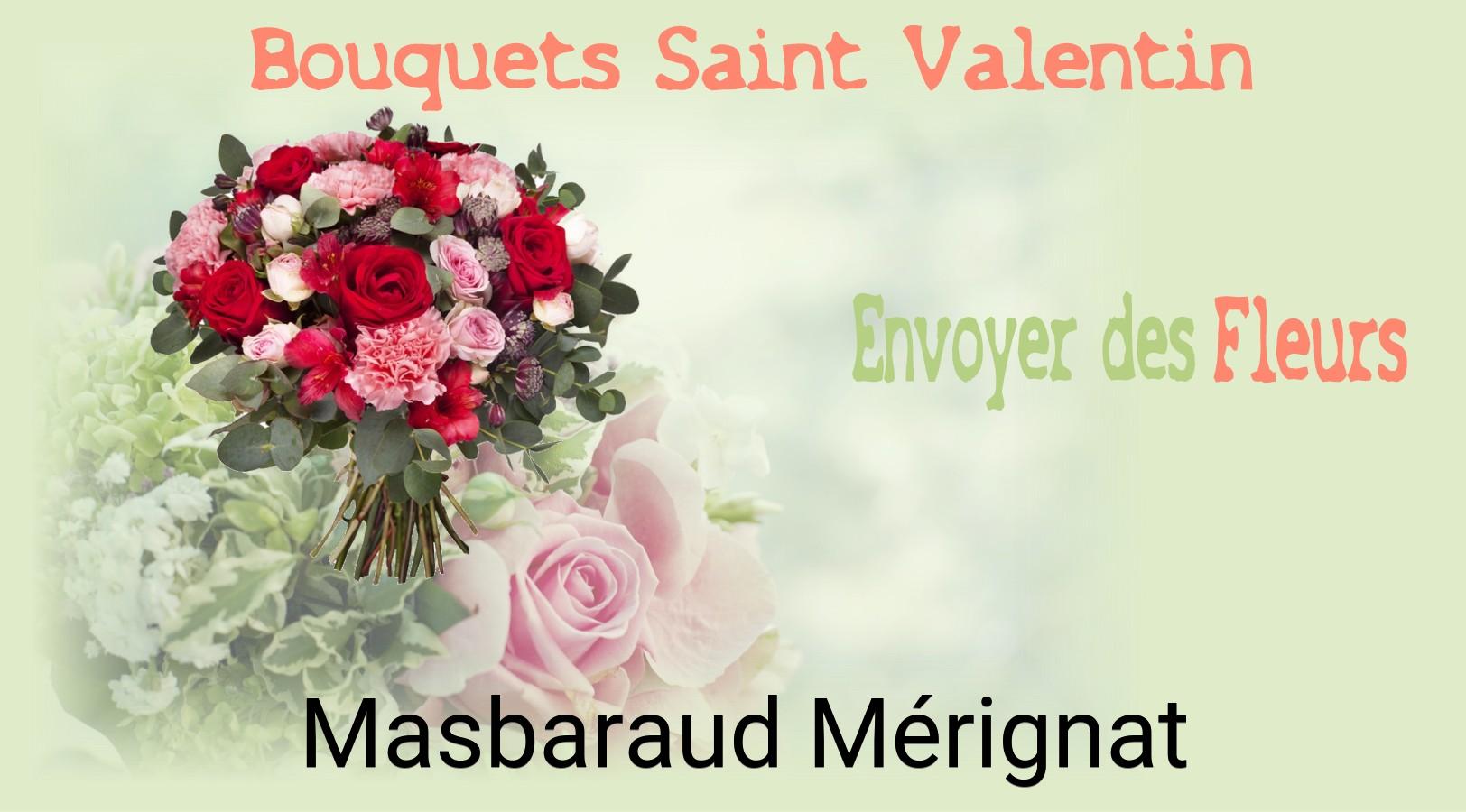 Roses de Saint-Valentin livrées à Masbaraud-Mérignat